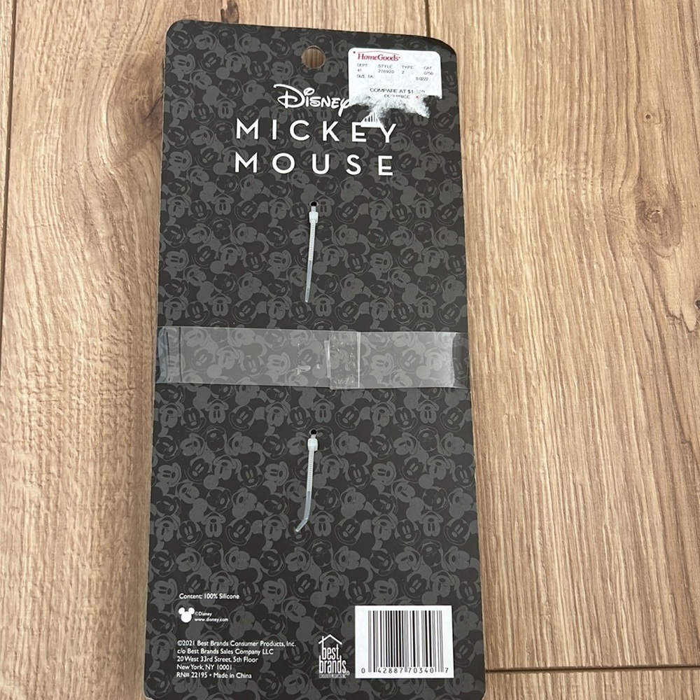 Disney Mickey & Minnie Silicone Dish Scrubbers - Picture 2 of 2